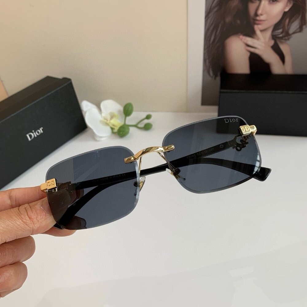 Dior new fashion frameless sunglasses